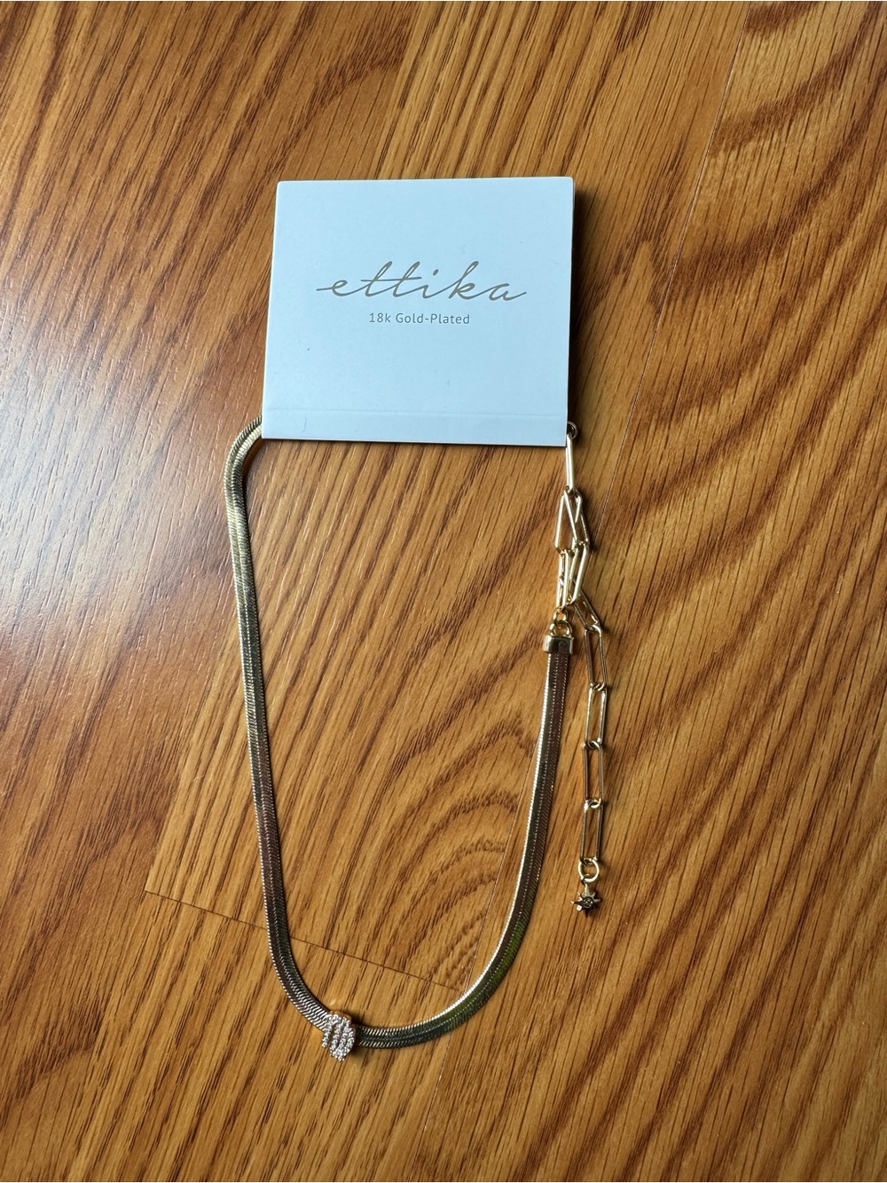 NEW Ettika Gold Virgo Astrology Necklace